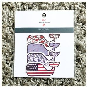 🐋 NWT Vineyard Vines for Target Whale Stickers 🐋